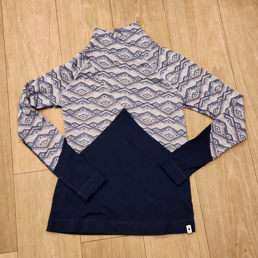 Smartwool 250 crossover neck top sz M